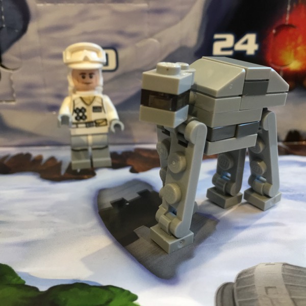 LEGO microscale AT-AT with posable legs