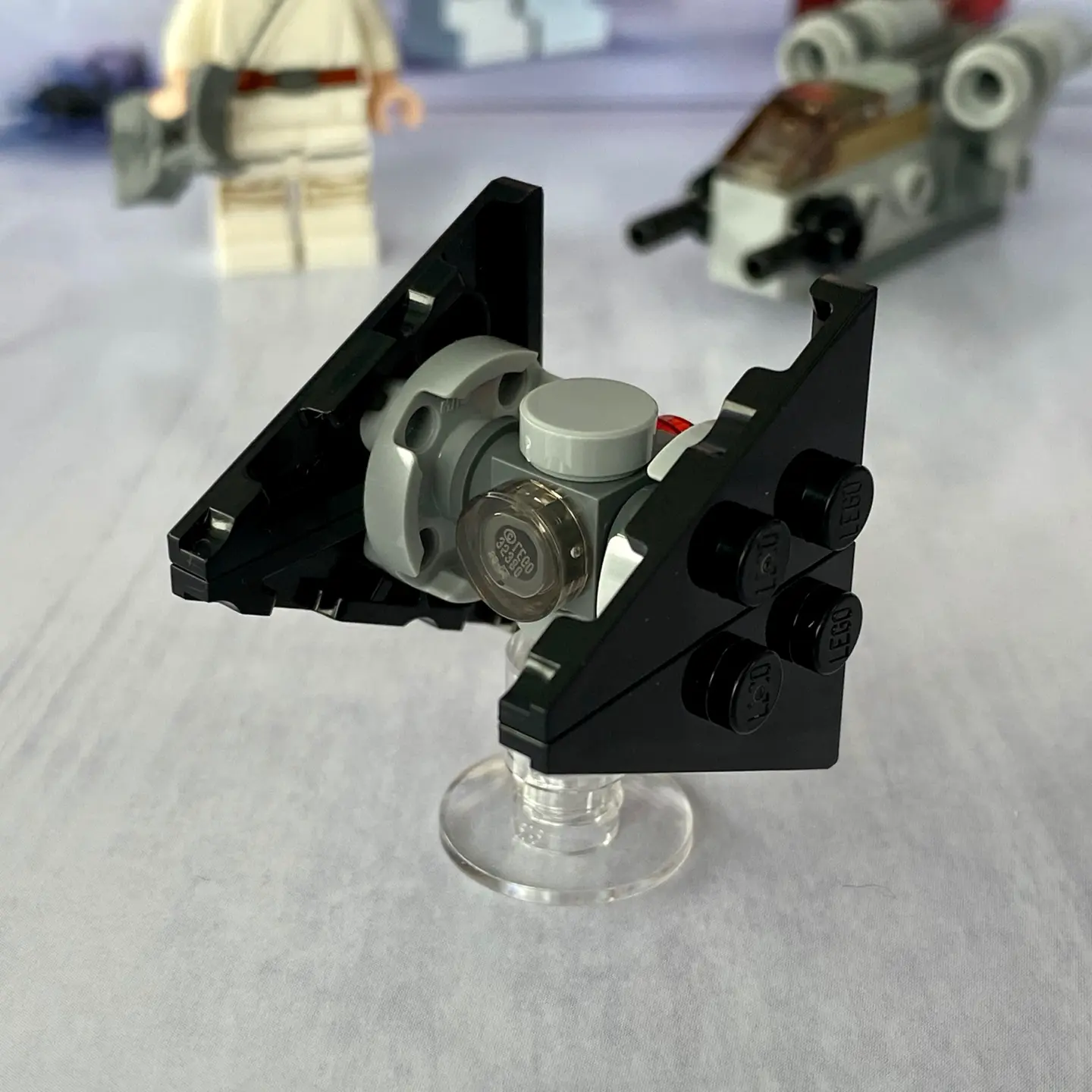 LEGO microscale Sith TIE Fighter